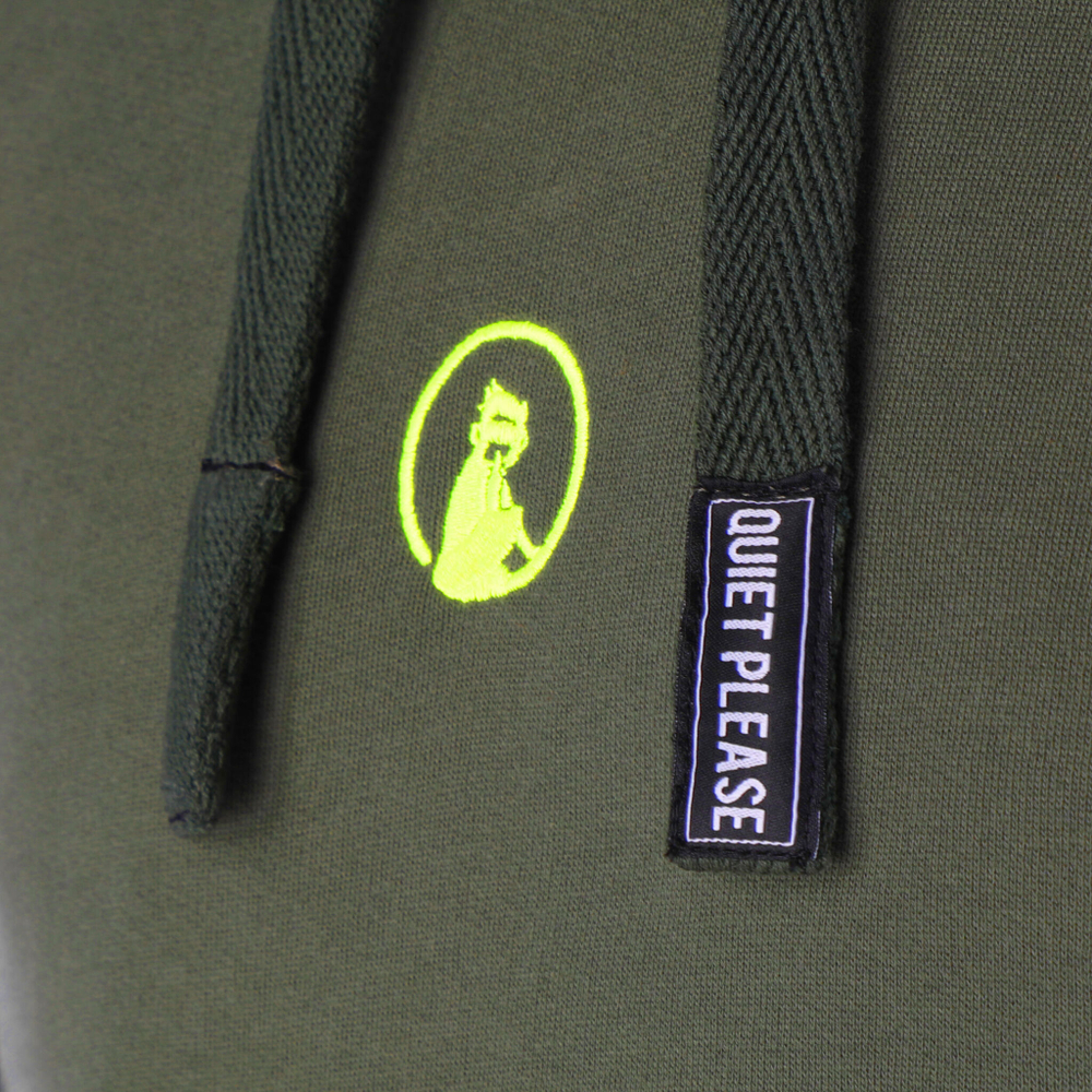 Мужская кофта теннисная Quiet Please Ready To Serve Hoody Men - Khaki, Yellow