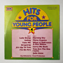 Винтажная виниловая пластинка LP The Hiltonaires Hits For Young People 4 (Germany 1975)