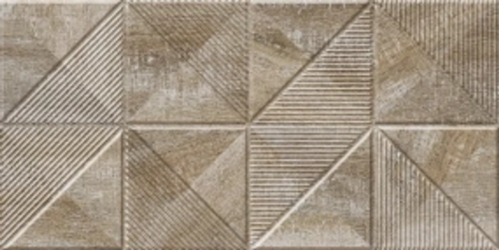 Керамическая Плитка Декор BERYOZA CERAMICA Астерия 1 коричневый 300х600х9 - 1,62