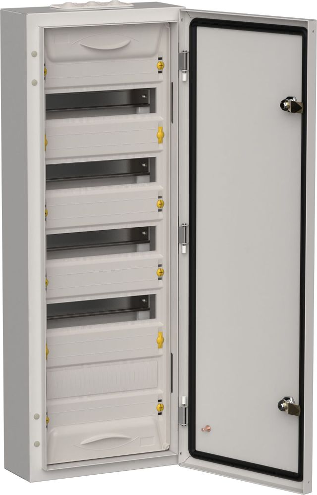 Корпус металлический ЩРН-60 (1х60) 835х310х140мм IP54 серый (одна дверь) TITAN IEK Корпус металлический ЩРН-60 (1х60) 835х310х140мм IP54 серый (одна дверь) TITAN IEK