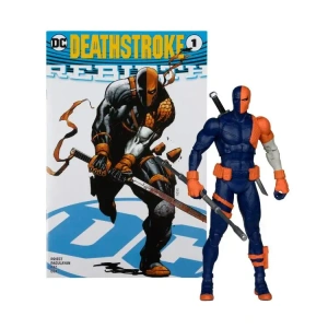 Фигурка McFarlane Toys - DC Rebirth Page Punchers Deathstroke with Comic