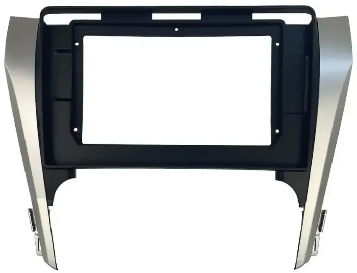 Магнитола для Toyota Camry 50 2011-2014 (рамка серебристо-черная под 10") - GT10-169/10-169-1 на Android 10