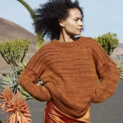 Lang Yarns GLAMOUR - модель джемпера