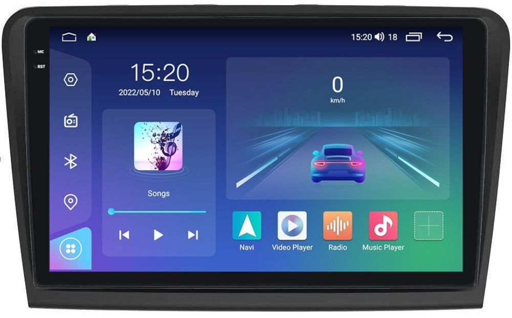 Магнитола для Skoda Superb 2008-2014 B6 - Parafar PF973U2K на Android 13, Быстрая, QLED+2K, CarPlay, 4G SIM-слот