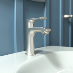 Hansgrohe Metris Смеситель для маленькой раковины 100, однорычажный, со сливным гарнитуром 31088000