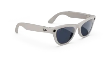 Умные очки Ray-Ban Meta Skyler Gen 2, сапфировые фотохромные линзы Transitions, глянцевая серая оправа