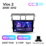 Teyes CC3 2K 9"для Toyota Belta, Vios, Yaris 2008-2012