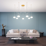 Citilux ATMAN SMART CL226A073 LED RGB Умная подвесная люстра Бронза