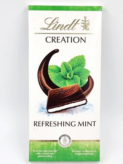 Шоколад Lindt CREATION 70% Refreshing Mint Освежающая мята 150 г (Из Финляндии)