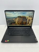 Ноутбук Lenovo IdeaPad Gaming 3 15ACH6 (82K201SFRM) 15.6"/AMD Ryzen 7 5800H/RAM 16 GB/SSD 512 GB/GeForce RTX 3050/1920x1080/IPS/DOS/Подсветка кл-ры: LED/Черный. Состояние: Уценка/небольшие след. на матрице от клавиатуры/B1