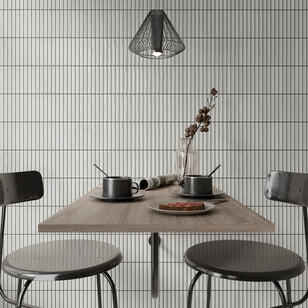 DNA Tiles Flash Bars White 12.5x25