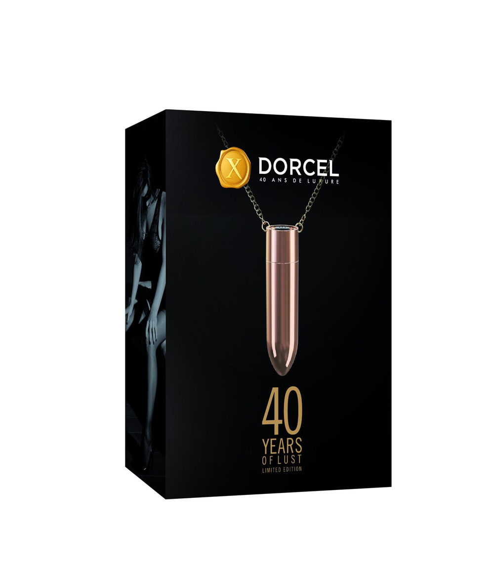 Золотистая вибропуля на цепочке Discreet Pleasure (Цвет: золотистый)