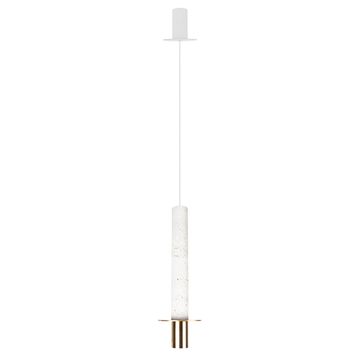 Подвесной светильник 7W 4000K 10361D белый/золото Lava LOFT IT