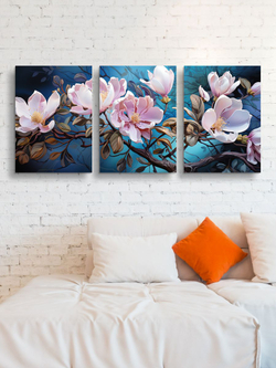 Картина karTTina "ДЕРЕВЯННОЕ СОЛНЦЕ", 150 см х 70 см