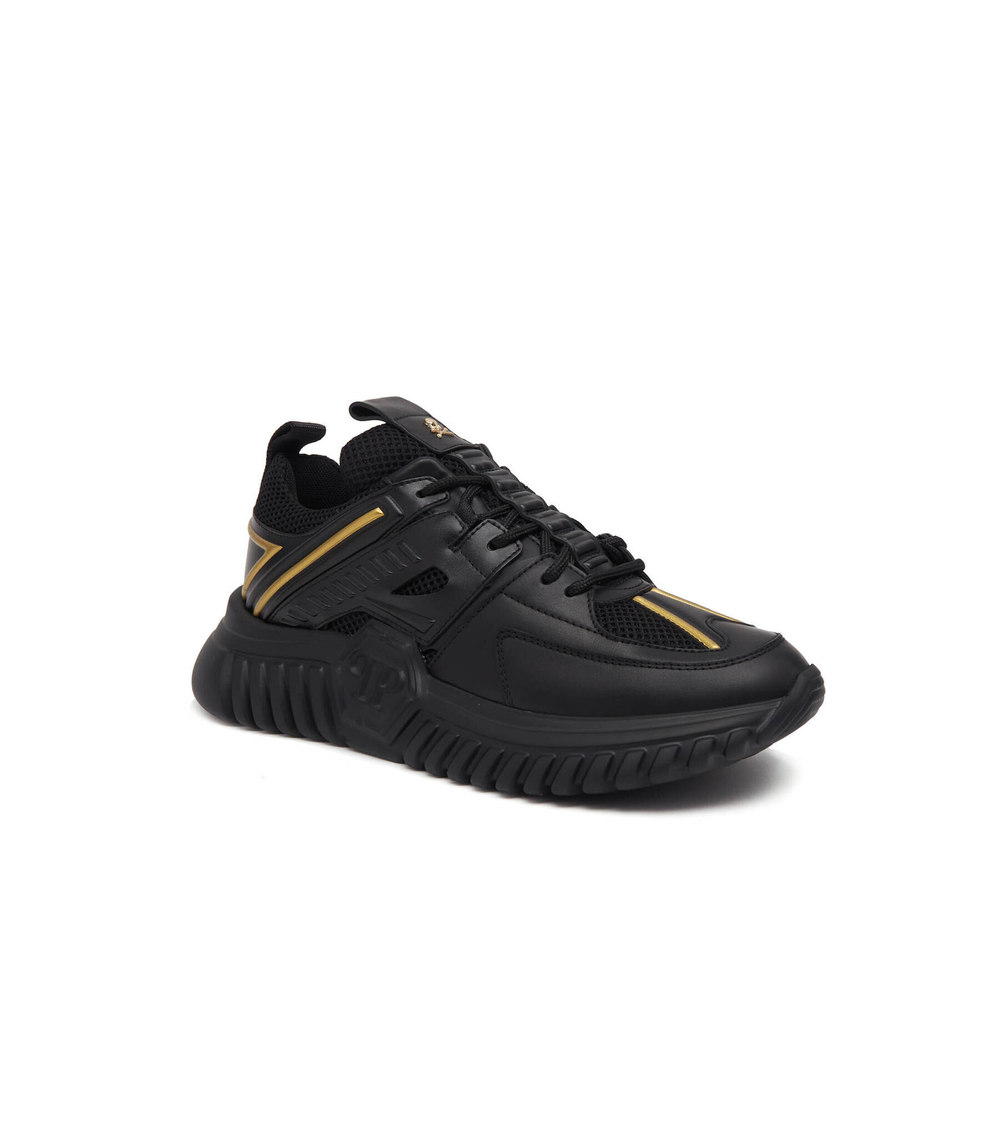 Кожаные кроссовки Philipp Plein - черный(USC0405 PLE075N)