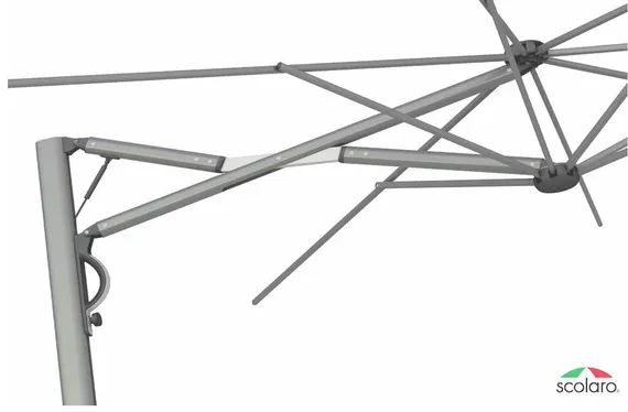 Зонт для кафе профессиональный Astro Titanium, 290х290 см