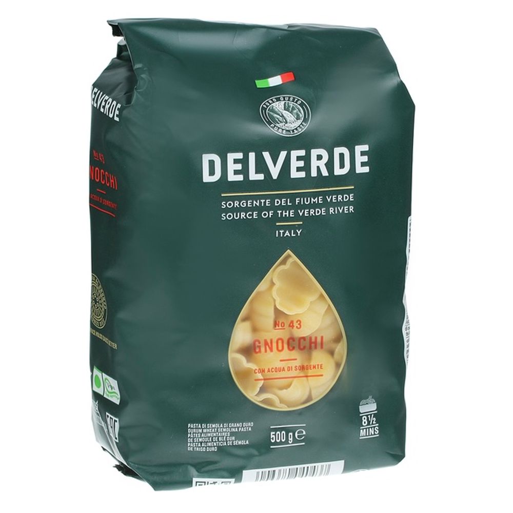 043 Макароные изделия Ньокки "Del Verde" 500г * 20 уп.
