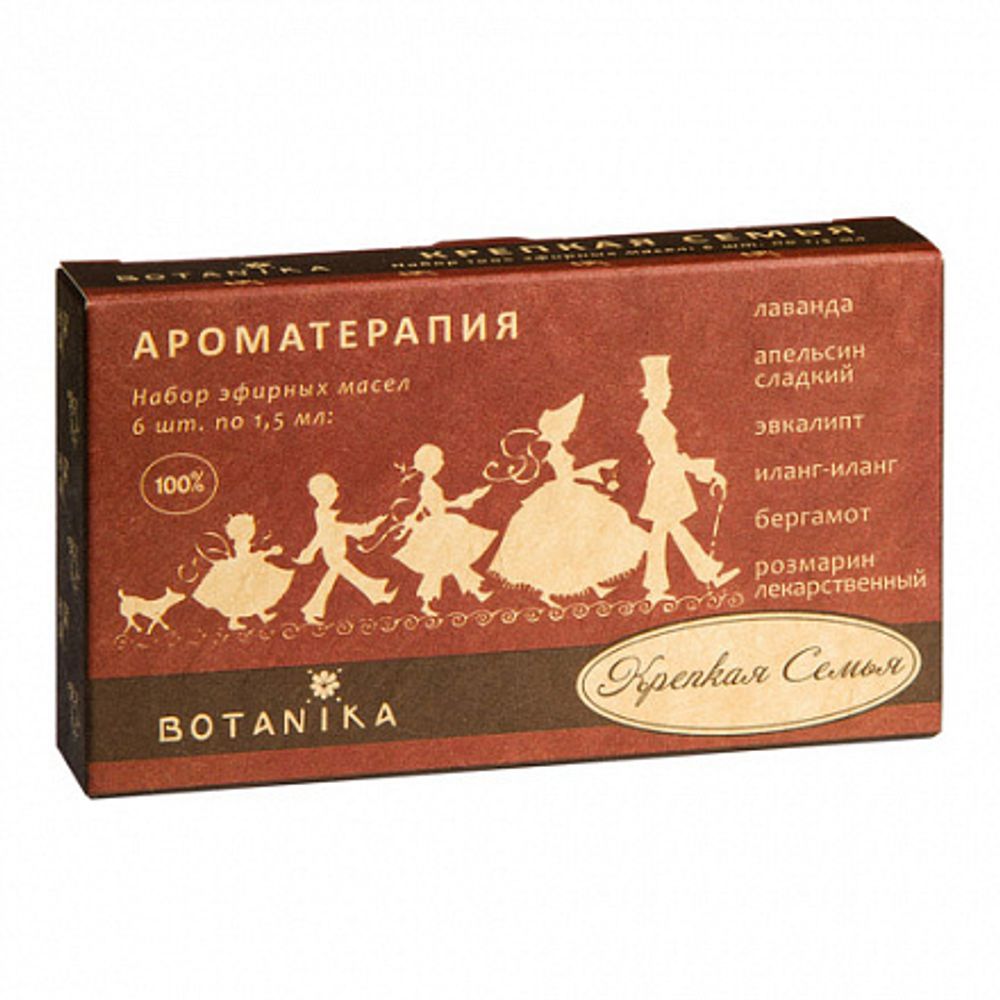 Botanika набор эфирных масел Ароматерапия Крепкая семья 6 шт