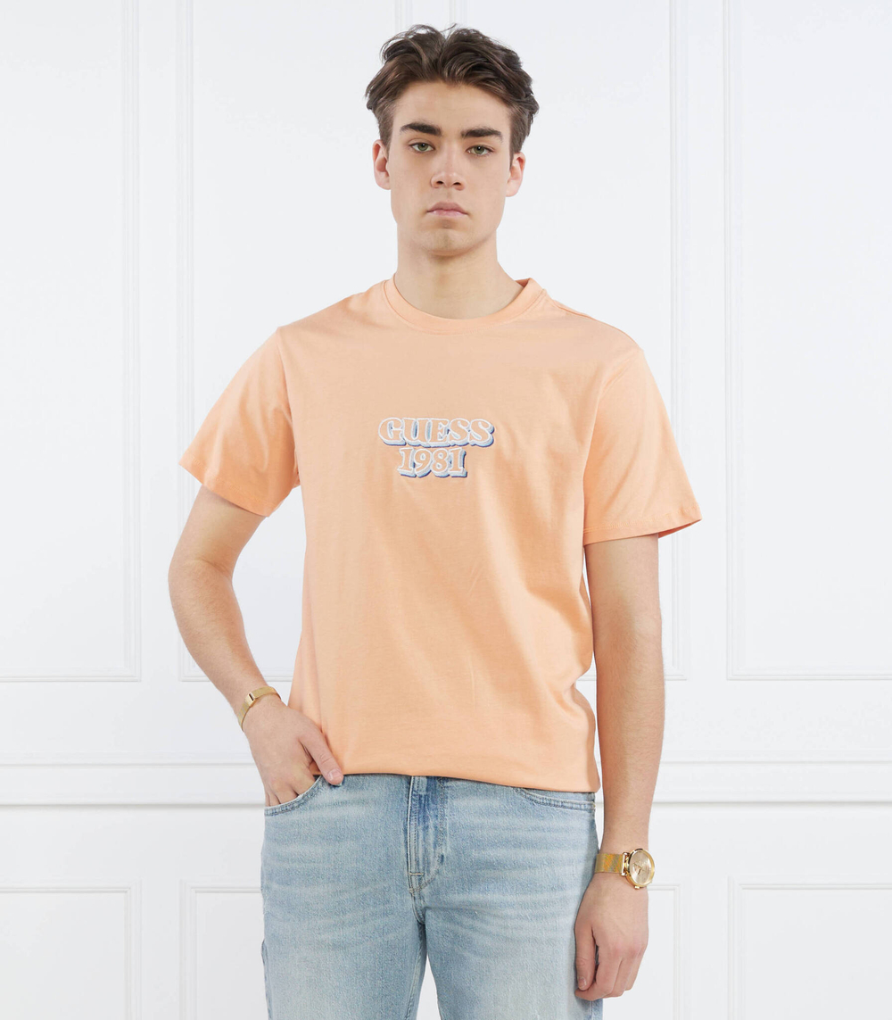 Футболка SS CN GUESS EMBRO BO GUESS - оранжевый(M3GI30 K8FQ4)