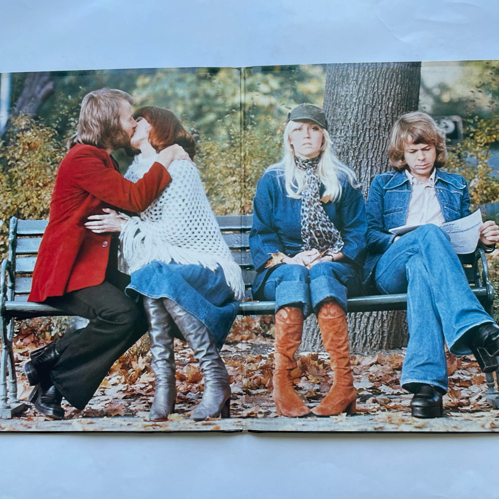 Винтажная виниловая пластинка LP ABBA АББА, The Very Best Of ABBA (ABBA's Greatest Hits) (Германия 1976)