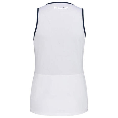 Женский топ теннисный Head Performance Tank Top W - white/print perf