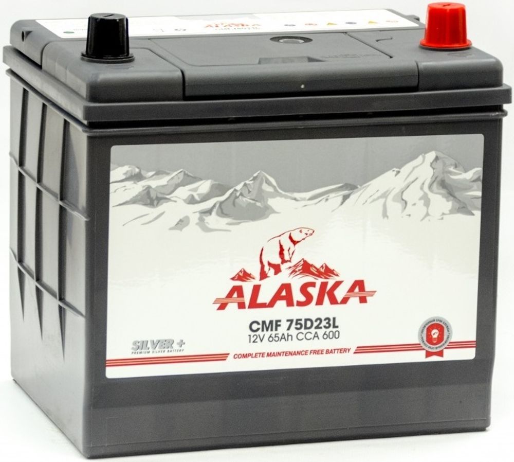 ALASKA CMF 6CT- 65 ( 75D23 ) аккумулятор ALASKA CMF 6CT- 65 ( 75D23 ) аккумулятор