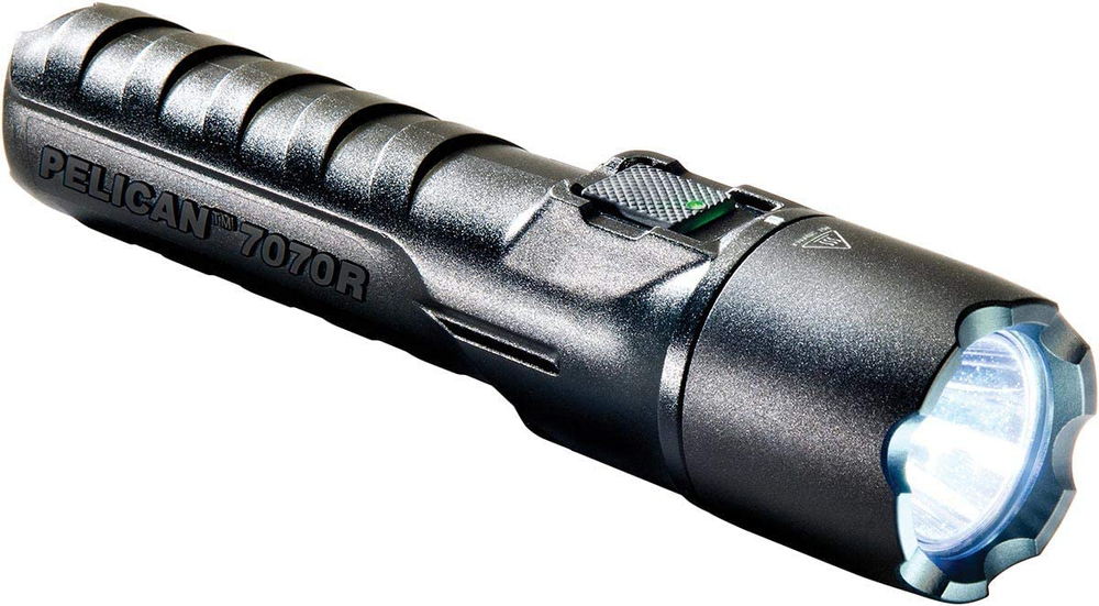 Средний тактический аккумуляторный фонарь Pelican™ 7070R, черный