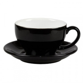 Чашка с блюдцем Barista (Бариста) 300 мл, черный