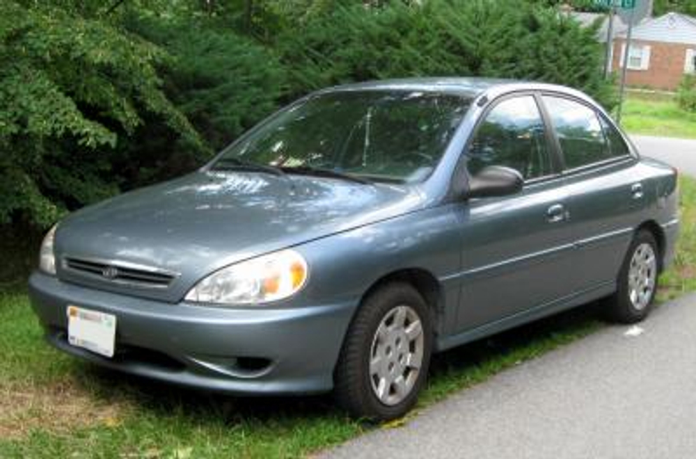 Порог левый Kia Rio 2000-2005 (0,8мм)
