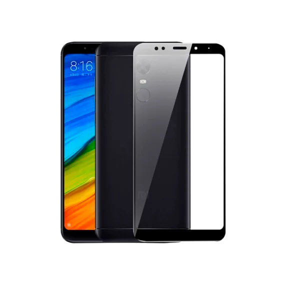 Защитное стекло 5D для Xiaomi Redmi 5 черное
