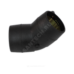 Отвод электросварной ПЭ100 Дн 50х45гр Ру16 SDR11 SMART JOINT EFL450A