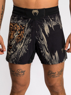 Шорты ММА Venum Tiger Black/Neo Orange