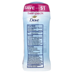 Dove, дезодорант-антиперспирант, в виде порошка, 2 тюбика по 74 г (2,6 унции)