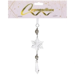 Подвеска «Ледяная сказка» 5,5*19 см, Белый