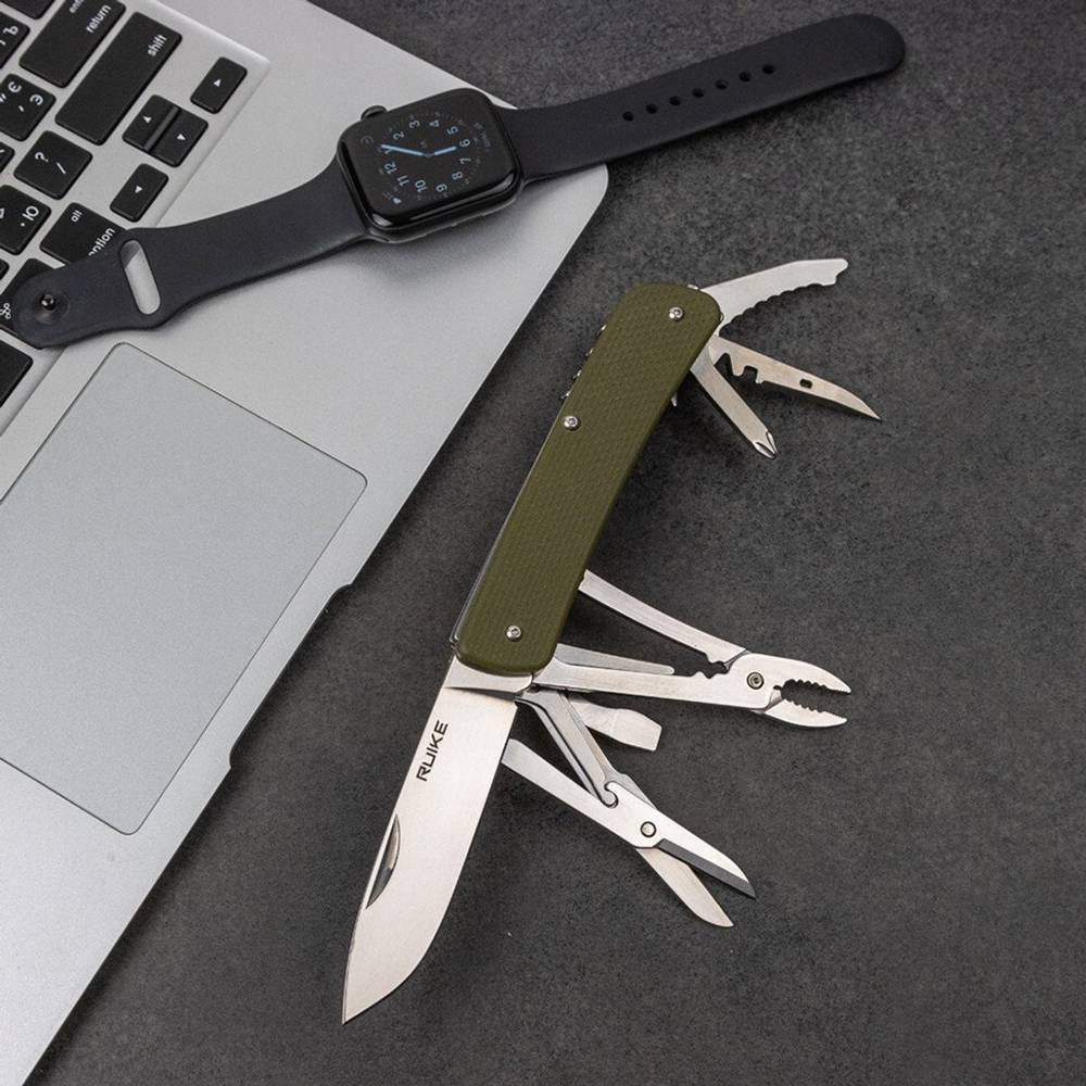 Нож multi-functional Ruike L41-G зеленый
