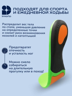 Стельки ортопедические от плоскостопия вальгусные