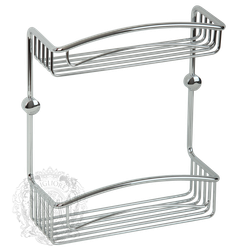 Решетка двойная с галереей 25см. Migliore Complementi H30xL25xP10 cm ML.COM-50.602