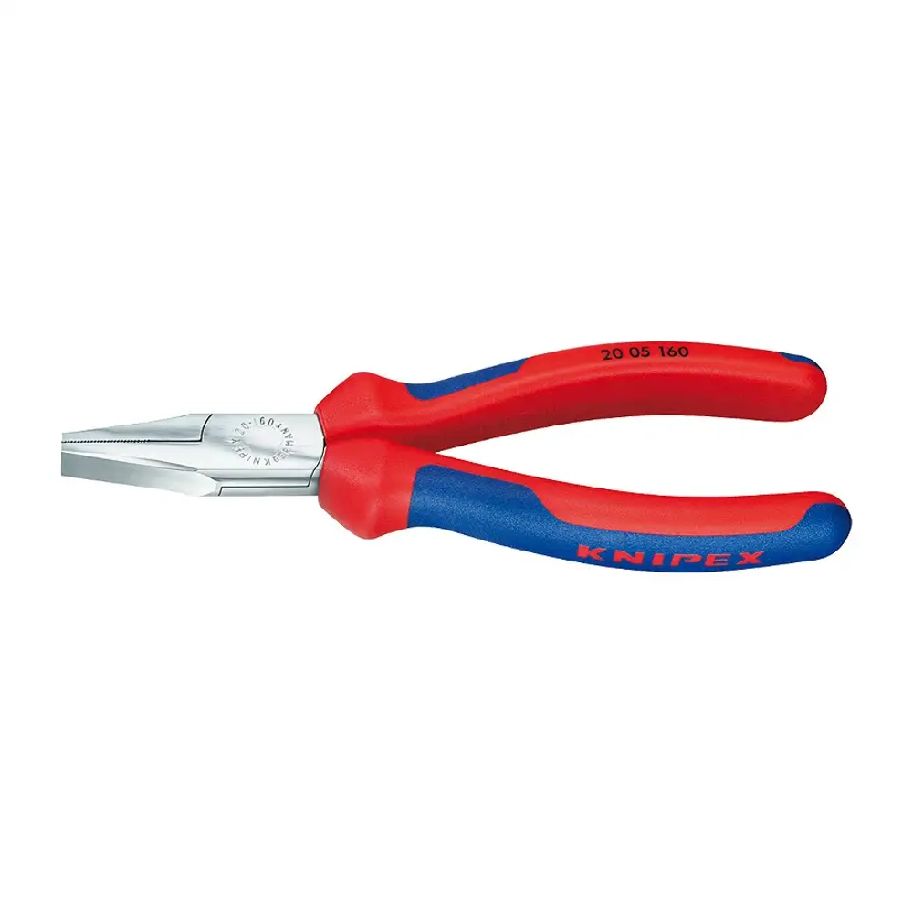 Плоскогубцы с гладкими губками хромированные 160 мм Knipex 20 05 160