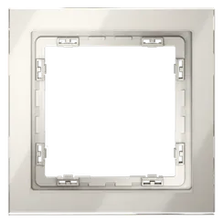 Рамка стеклянная на 1 пост Voltum S70 Кашемир VLS110103