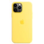 Силиконовый чехол с поддержкой MagSafe Apple Silicone Case для iPhone 13 Pro, Lemon Zest (Лимонная цедра)