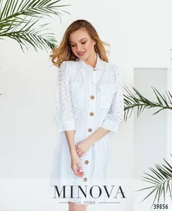Платье 3147-белый Minova