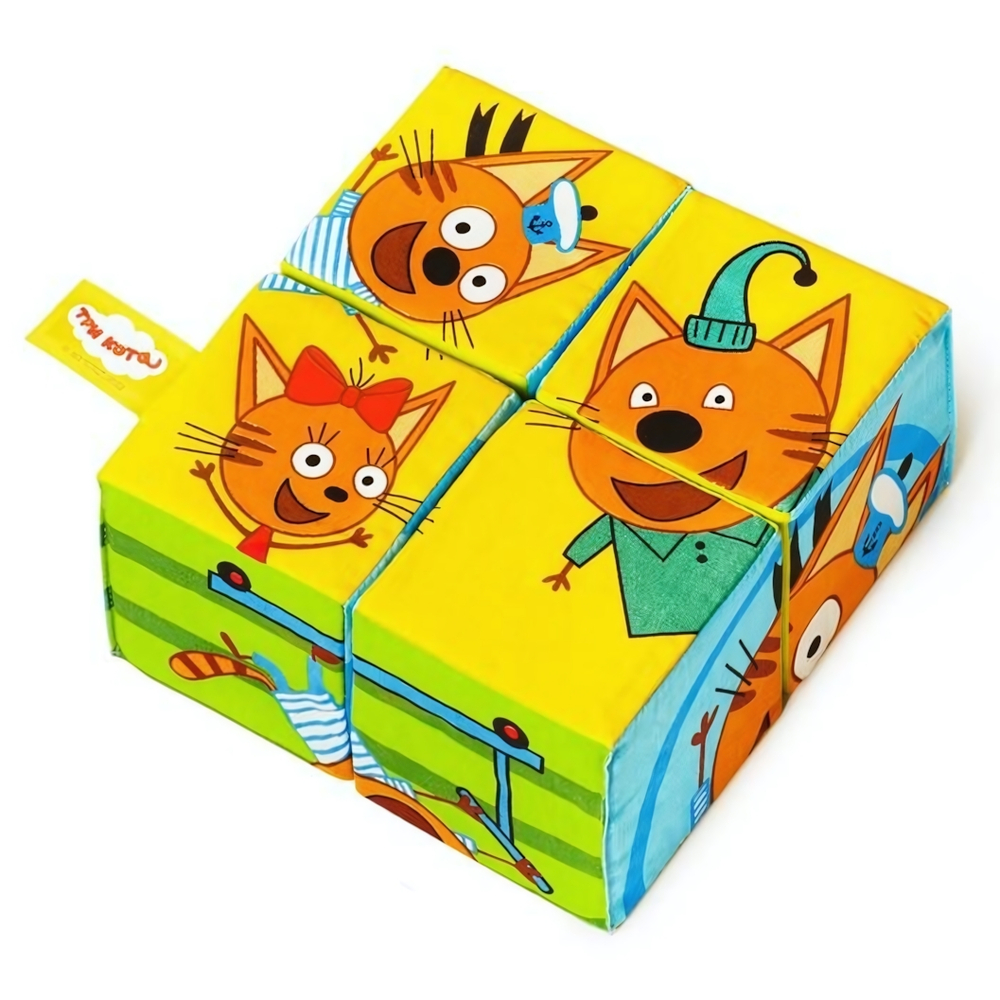 Кубики "Три кота. Собери картинку" (Мякиши)