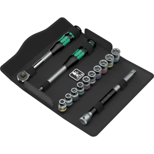 Набор с трещоткой 1/2" 8006 SC 1 Zyklop Hybrid WERA 05004090001