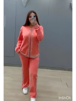 спортивный костюм со стразами