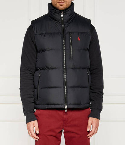 Пуховая безрукавка POLO RALPH LAUREN - черный(710940236)