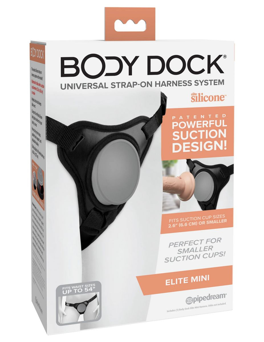 Страпон-система с ремнями Body Dock Elite Mini