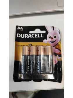 Батарейки щелочные Duracell АА Basic LR03 4 штуки