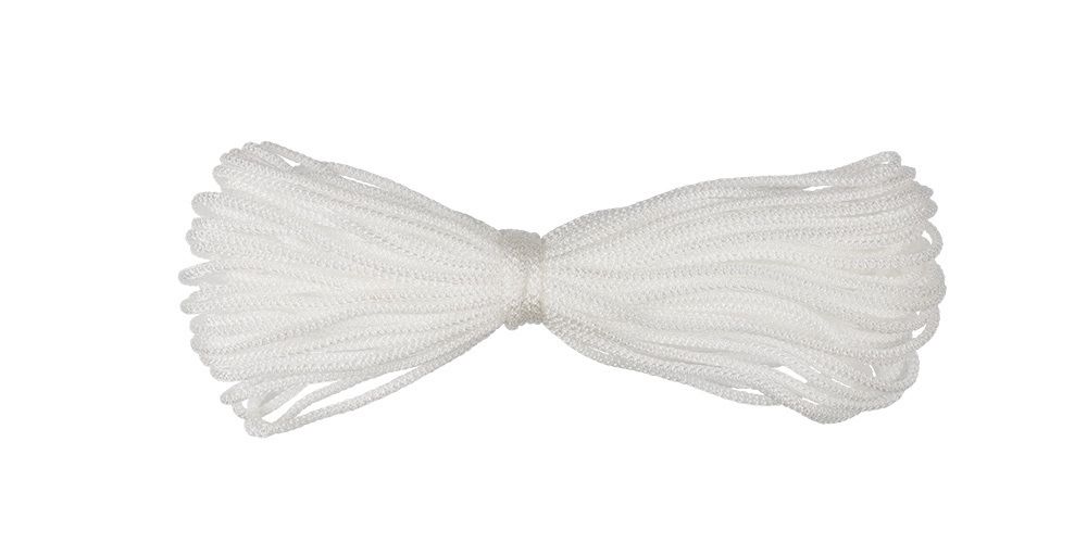 Шнур вязаный ⌀2.0 мм, 20 м, белый, Gamma ШБ-2