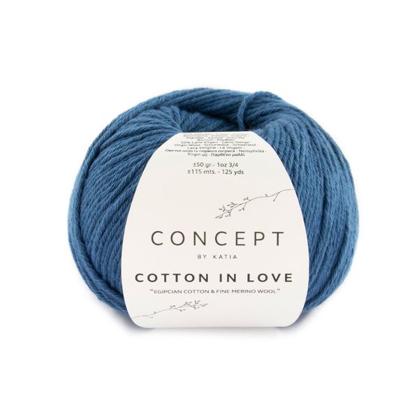 Пряжа Katia (Катя) Cotton in Love / уп.10 мот. по 50 г, 115 м, 12