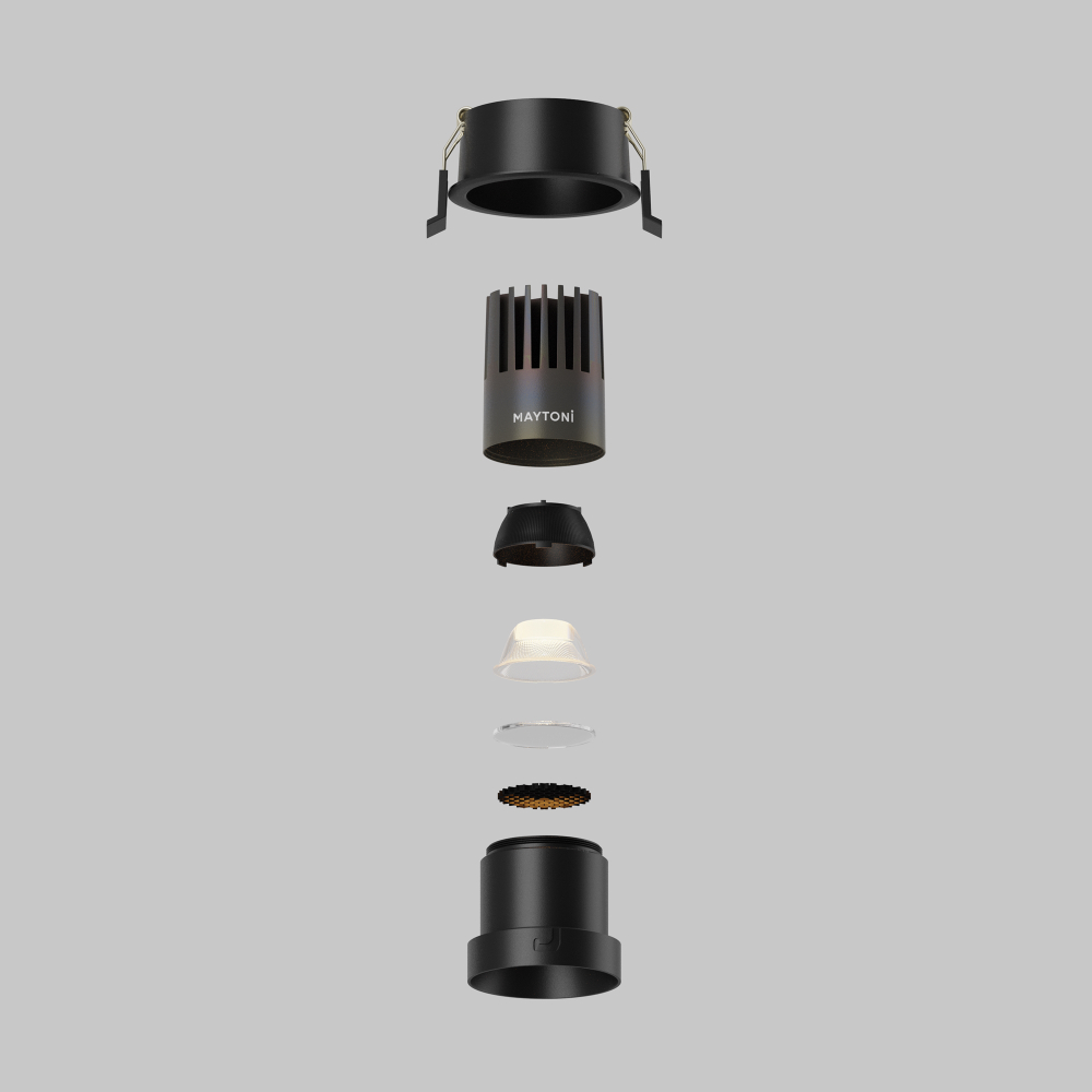 Встраиваемый светильник Technical DL116-10W-3K-B